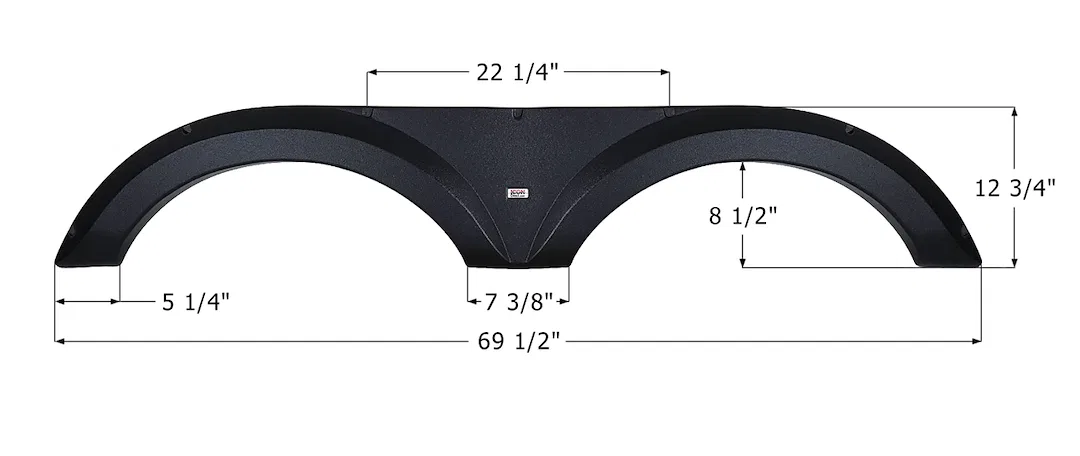 14255 – ICON Fender Skirt, Vehicle Fitment: Certain Models Of Jayco Travel Trailers Including The Jayco Eagle Models ...